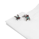 Colorful Metal Insect Flies Cufflinks For Mens French Shirt