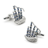 iGame Arrival Bagpipe Cuff Links Scottish Smallpipes Brass Material