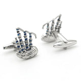 iGame Arrival Bagpipe Cuff Links Scottish Smallpipes Brass Material