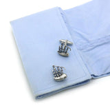 iGame Arrival Bagpipe Cuff Links Scottish Smallpipes Brass Material