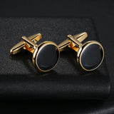 Geometric Button Cufflinks for Men Wedding