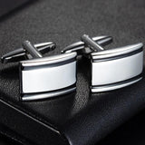 Geometric Button Cufflinks for Men Wedding