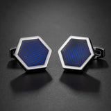 Men's Red Crystal Cufflinks Wedding Party French Cuff Buttons