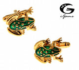 iGame Frog Cuff Links Copper Material