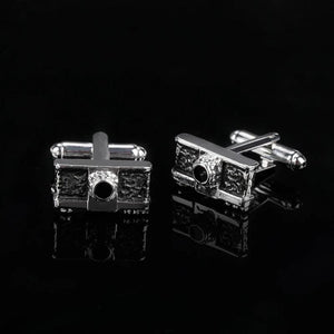 Vintage Camera Mens Cufflinks Hip-hop Sleeve Button For Shirt Suit Blouse