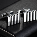 MeMolissa Personalized Rectangle Cufflinks Shirt Cuff Button