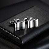 MeMolissa Personalized Rectangle Cufflinks Shirt Cuff Button