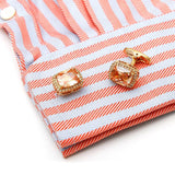 Men's Zircon Cufflinks French Rhinestones Business Banquet Cuff Links
