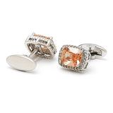 Men's Zircon Cufflinks French Rhinestones Business Banquet Cuff Links