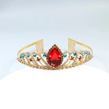 Red Love Crystal Crown Princess Birthday Gift
