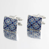 Four-leaf Clover Enamel Cufflinks