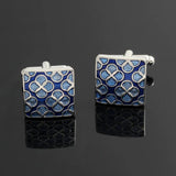 Four-leaf Clover Enamel Cufflinks