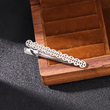 Hollow Heart Skeleton Tie Clip Business Collar Men