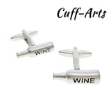 Wine Bottle Cufflinks Gift Men Jewelry Gemelos Gemelli Spinki C10480