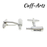 Wine Bottle Cufflinks Gift Men Jewelry Gemelos Gemelli Spinki C10480