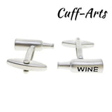 Wine Bottle Cufflinks Gift Men Jewelry Gemelos Gemelli Spinki C10480