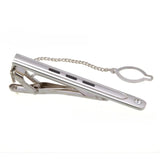 Crystal Set Chain Tie Clip French Dress Shirt Accessories