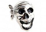 Lepton Skull Cufflinks for Men Shirt Cuffs Custom Pirate Gemelos