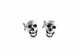 Lepton Skull Cufflinks for Men Shirt Cuffs Custom Pirate Gemelos