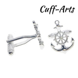 Anchor Cufflinks Gemelos Gemelli by Cuffarts C10475