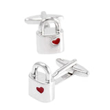 French Shirt Cufflinks Couple Love Lock Business Cuff Lin