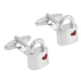 French Shirt Cufflinks Couple Love Lock Business Cuff Lin