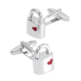 French Shirt Cufflinks Couple Love Lock Business Cuff Lin