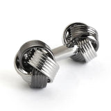 Red/White Hot Brass Cufflinks Custom Knot Shirt Gemelos Mens Jewelry