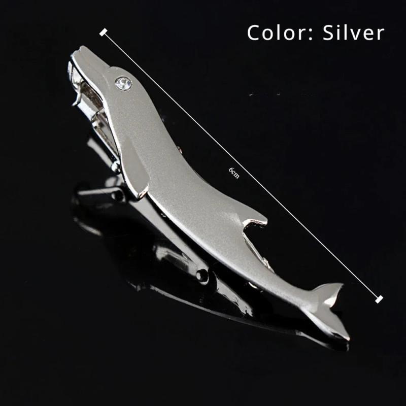 Dolphin Tie Clip for Men's Suit
