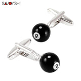 Billiards Cufflinks for Mens Shirt Cuffs Custom Name