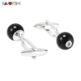Billiards Cufflinks for Mens Shirt Cuffs Custom Name