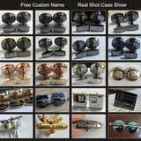 Billiards Cufflinks for Mens Shirt Cuffs Custom Name