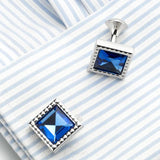 Crystal Cufflinks Wedding Suit Shirt Gemelos Jewelry