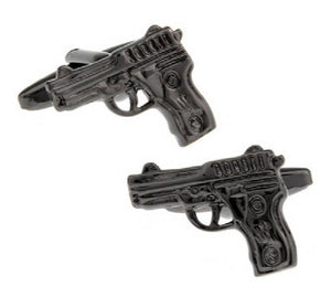 iGame Arrival Cufflinks Novelty Gun Gift For Men Gunblack Cuff Links