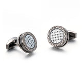 Round Cufflinks Wedding Gift Suit Shirt Buttons Cuff links Top