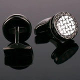 Round Cufflinks Wedding Gift Suit Shirt Buttons Cuff links Top