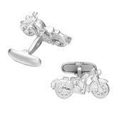 Copper Motorcycle Cufflinks for Wedding Shirt