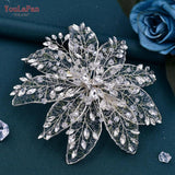 Big Flower Bridal Hair Clip Wedding Hair Accessories Bride Headdress
