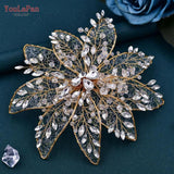 Big Flower Bridal Hair Clip Wedding Hair Accessories Bride Headdress