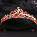 Bridal Crystal Crown Tiara Wedding Party Dress Hair Accessory