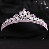 Bridal Crystal Crown Tiara Wedding Party Dress Hair Accessory