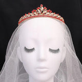 Bridal Crystal Crown Tiara Wedding Party Dress Hair Accessory