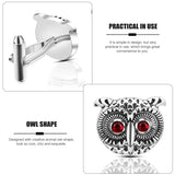 Vintage Copper Owl Cufflinks for Men