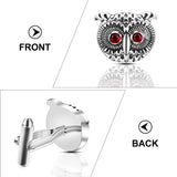Vintage Copper Owl Cufflinks for Men