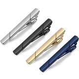 Silver&Gold Plated Men's Tie Bar Man Jewelry Accessory Clip de corbata