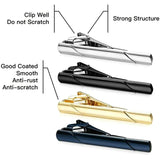Silver&Gold Plated Men's Tie Bar Man Jewelry Accessory Clip de corbata