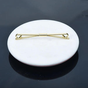 High Brass Shirt Collar Clip for Men's Unisex Suit Shirt Accessories