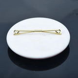 High Brass Shirt Collar Clip for Men's Unisex Suit Shirt Accessories