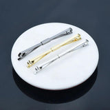 High Brass Shirt Collar Clip for Men's Unisex Suit Shirt Accessories