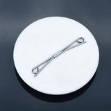 High Brass Shirt Collar Clip for Men's Unisex Suit Shirt Accessories